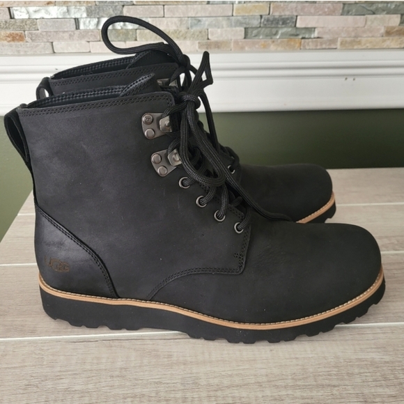 UGG Ritter Boot Black Treadlite Men's New Size 10 - Picture 2 of 11
